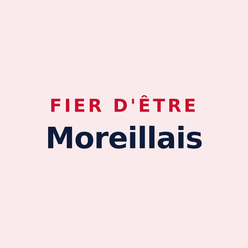 Magnet « Fier d'être Moreillais » — design pour Moreilles