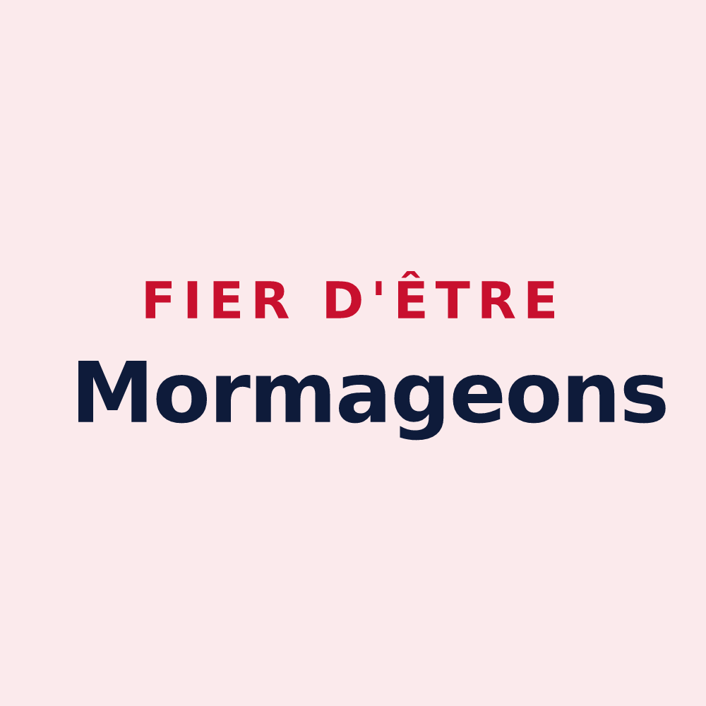 Magnet « Fier d'être Mormageons » — design pour Morelmaison