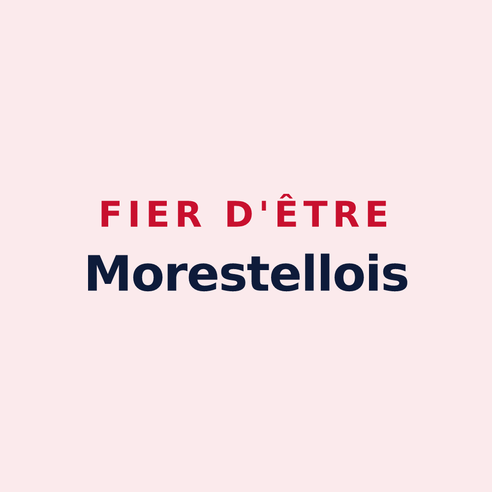 Magnet « Fier d'être Morestellois » — design pour Morestel