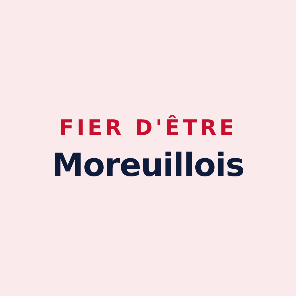 Magnet « Fier d'être Moreuillois » — design pour Moreuil
