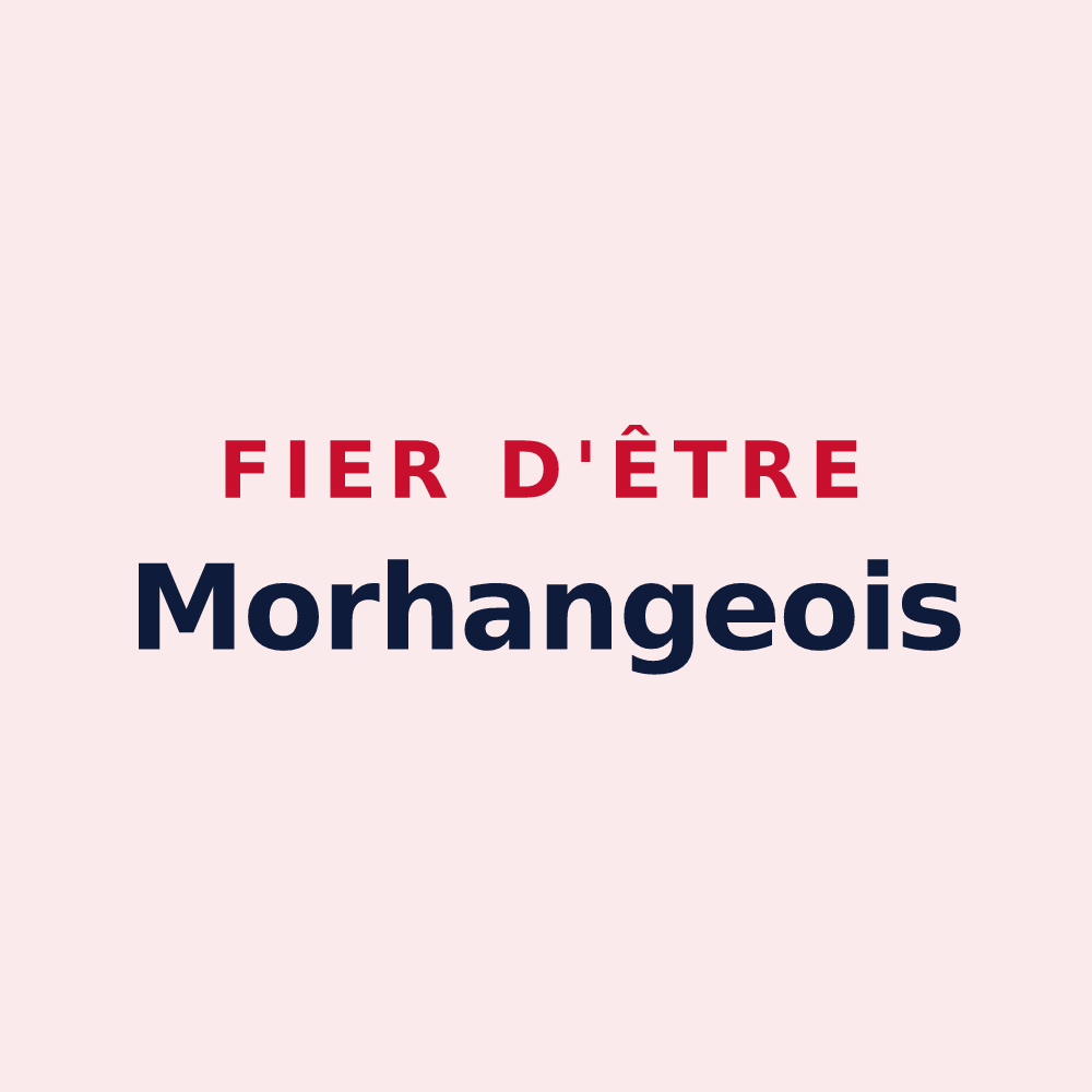 Magnet « Fier d'être Morhangeois » — design pour Morhange