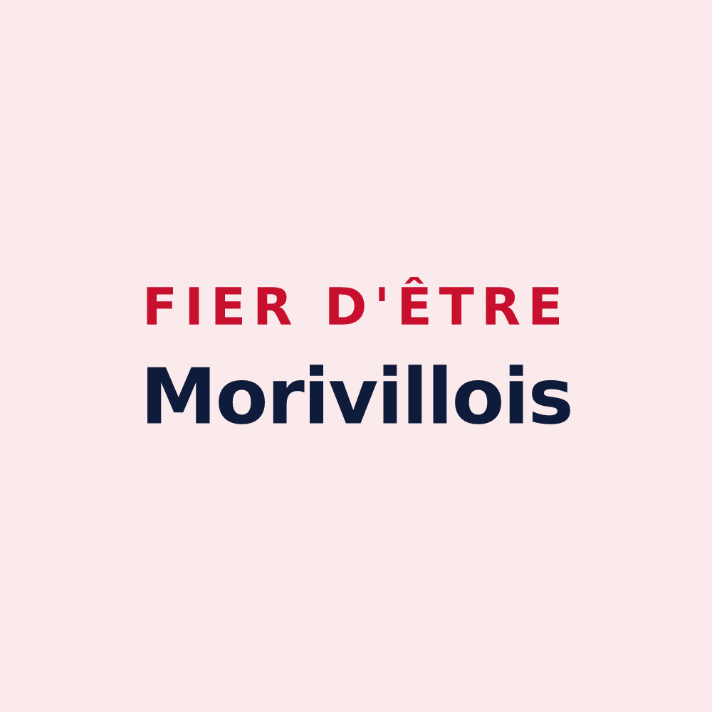 Magnet « Fier d'être Morivillois » — design pour Moriville