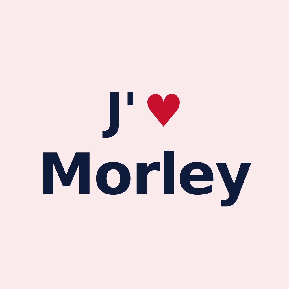Magnet personnalisé Morley — design J'aime Morley
