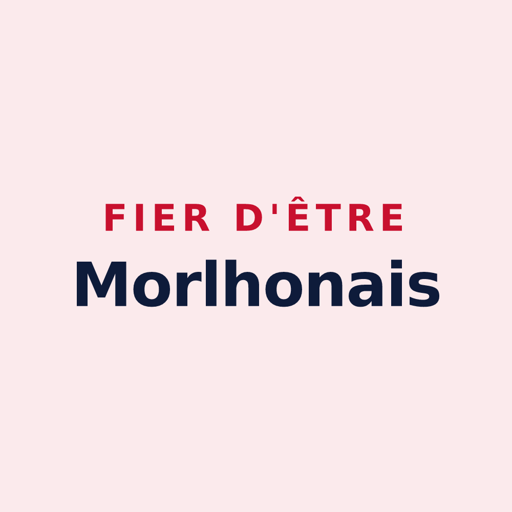 Magnet « Fier d'être Morlhonais » — design pour Morlhon-le-Haut