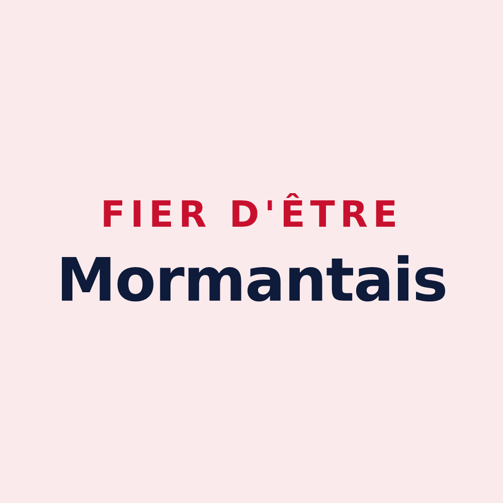 Magnet « Fier d'être Mormantais » — design pour Mormant