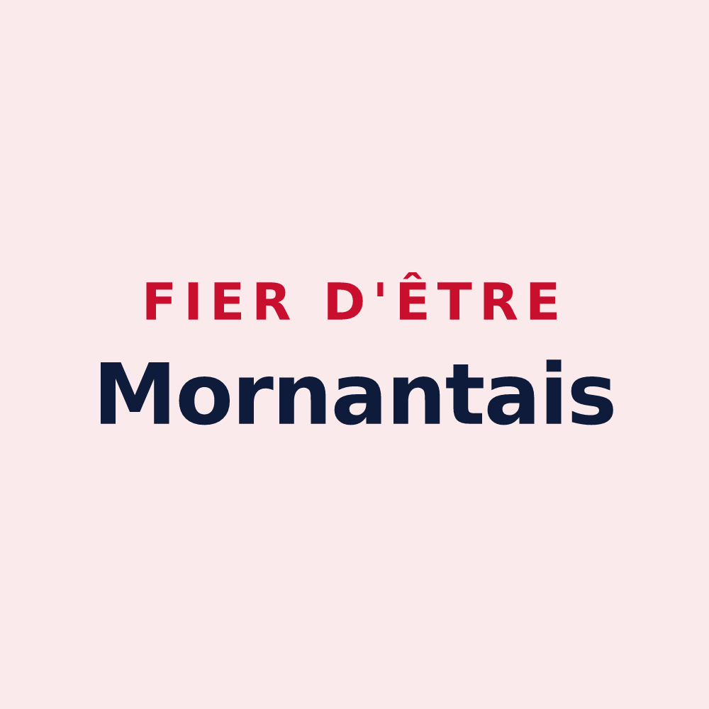 Magnet « Fier d'être Mornantais » — design pour Mornant