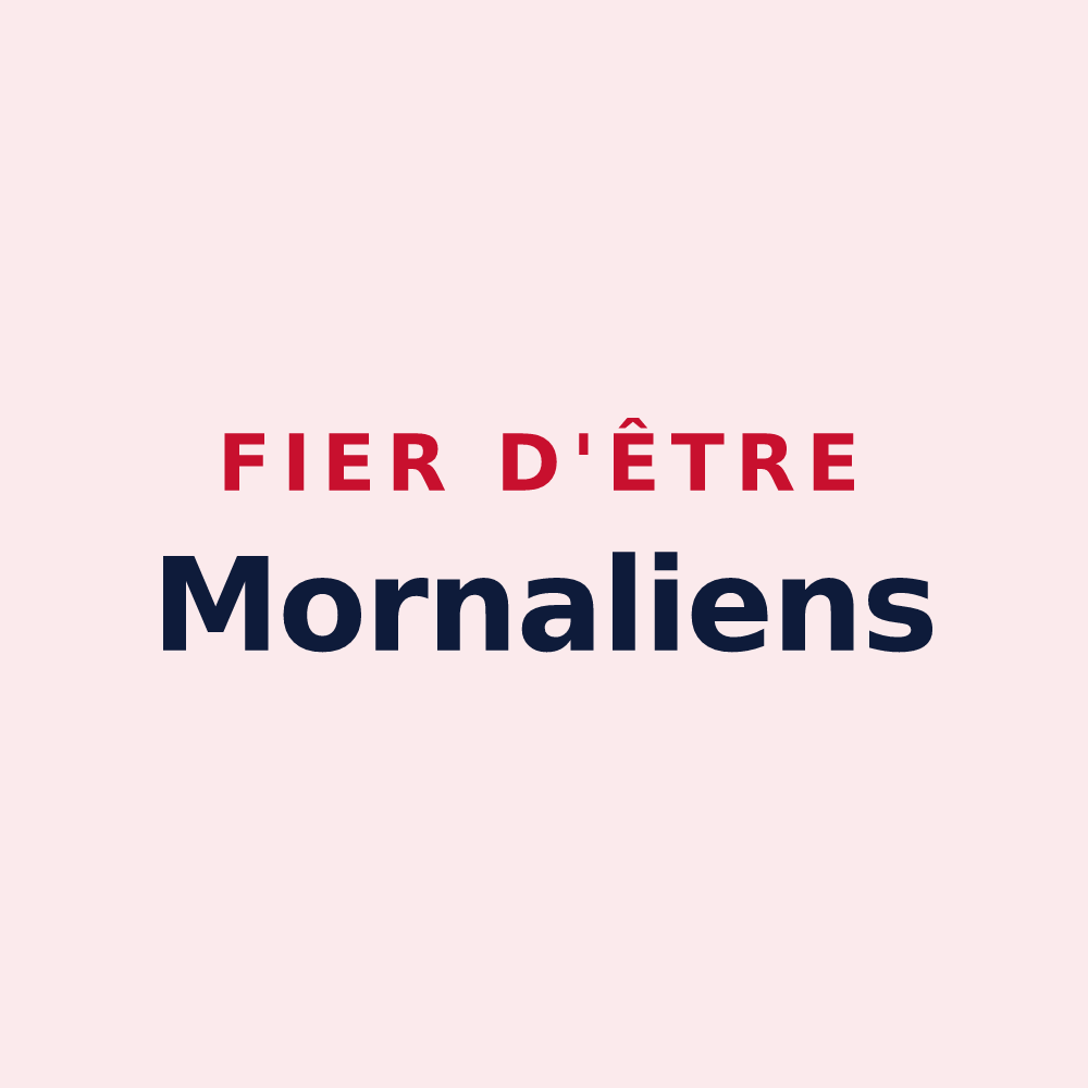 Magnet « Fier d'être Mornaliens » — design pour Morne-à-l'Eau