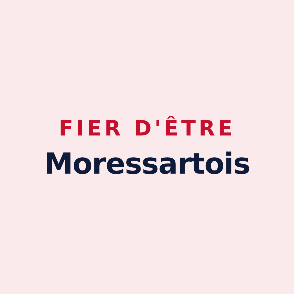 Magnet « Fier d'être Moressartois » — design pour Mortcerf