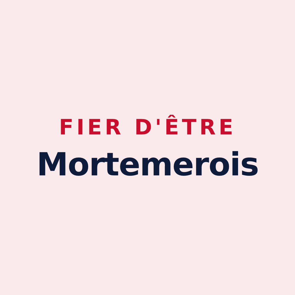 Magnet « Fier d'être Mortemerois » — design pour Mortemer