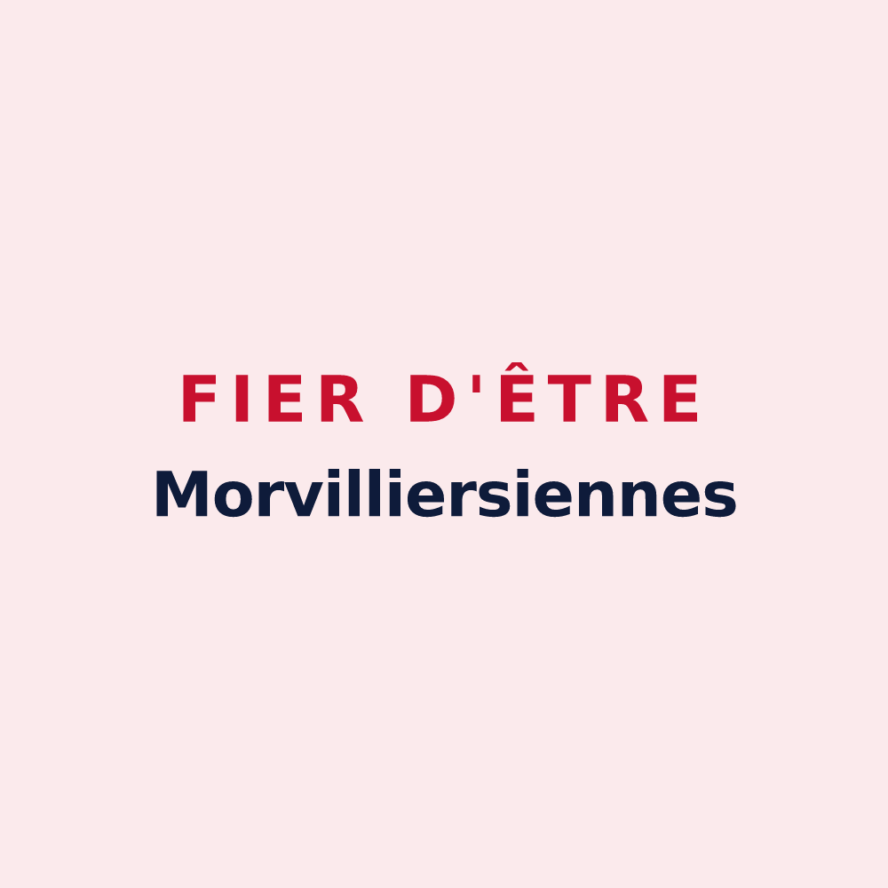Magnet « Fier d'être Morvilliersiennes » — design pour Morvilliers