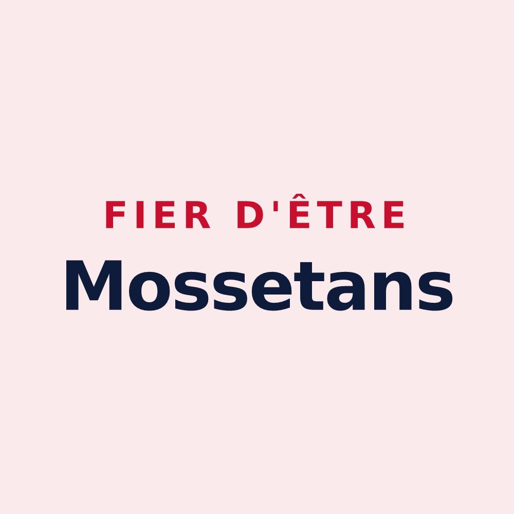 Magnet « Fier d'être Mossetans » — design pour Mosset