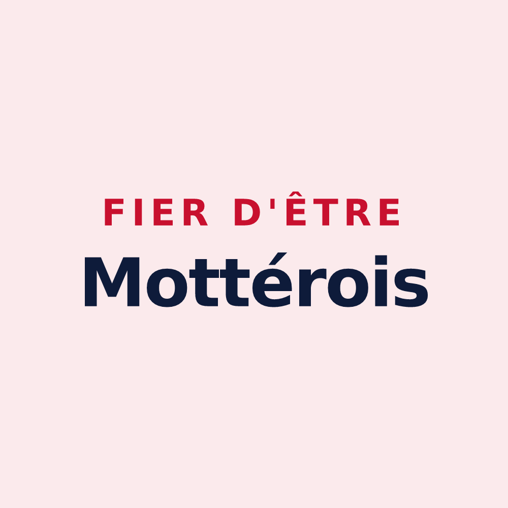 Magnet « Fier d'être Mottérois » — design pour Mottereau