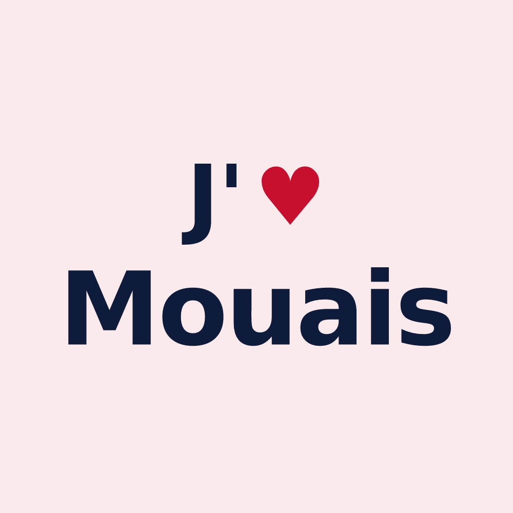 Magnet personnalisé Mouais — design J'aime Mouais