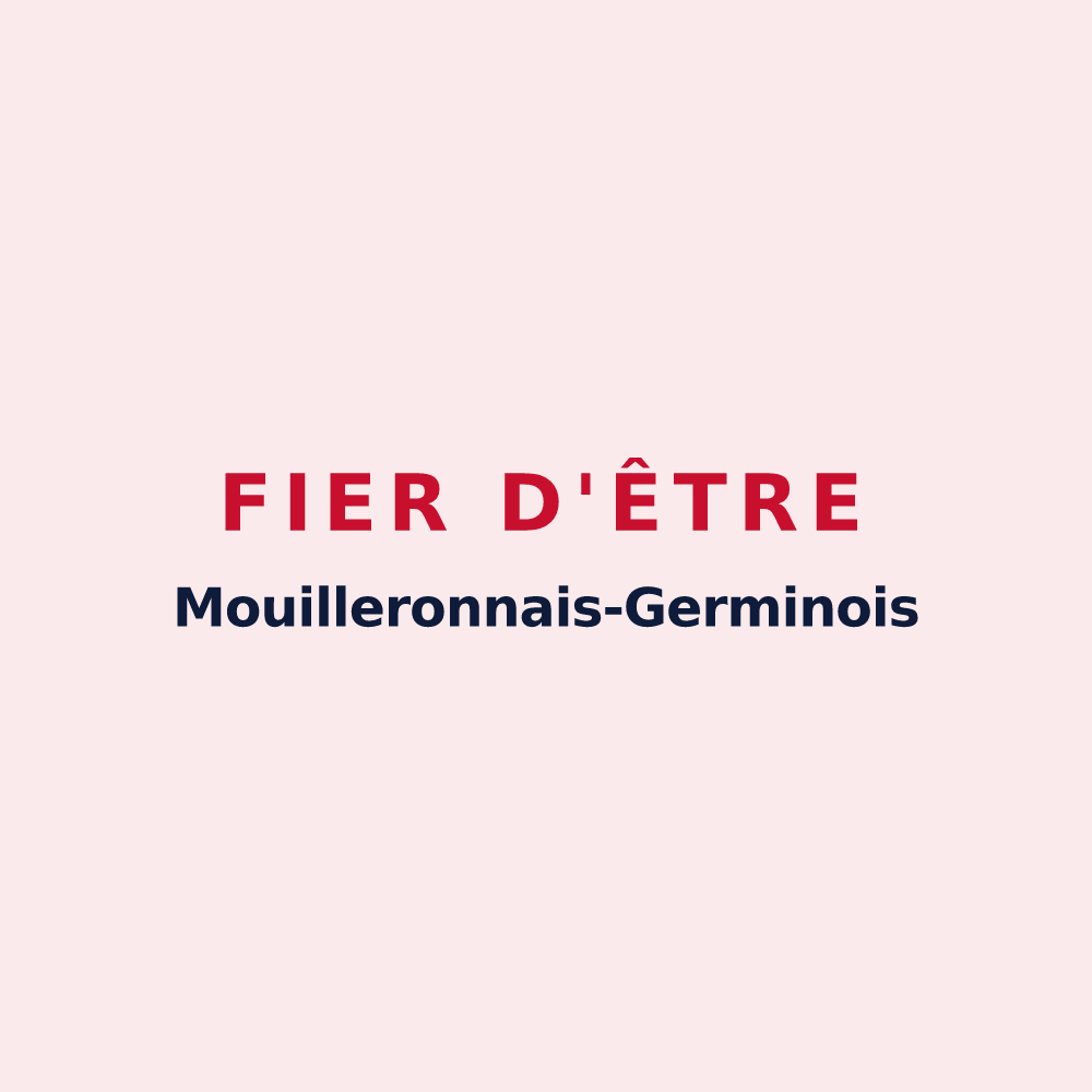 Magnet « Fier d'être Mouilleronnais-Germinois » — design pour Mouilleron-Saint-Germain