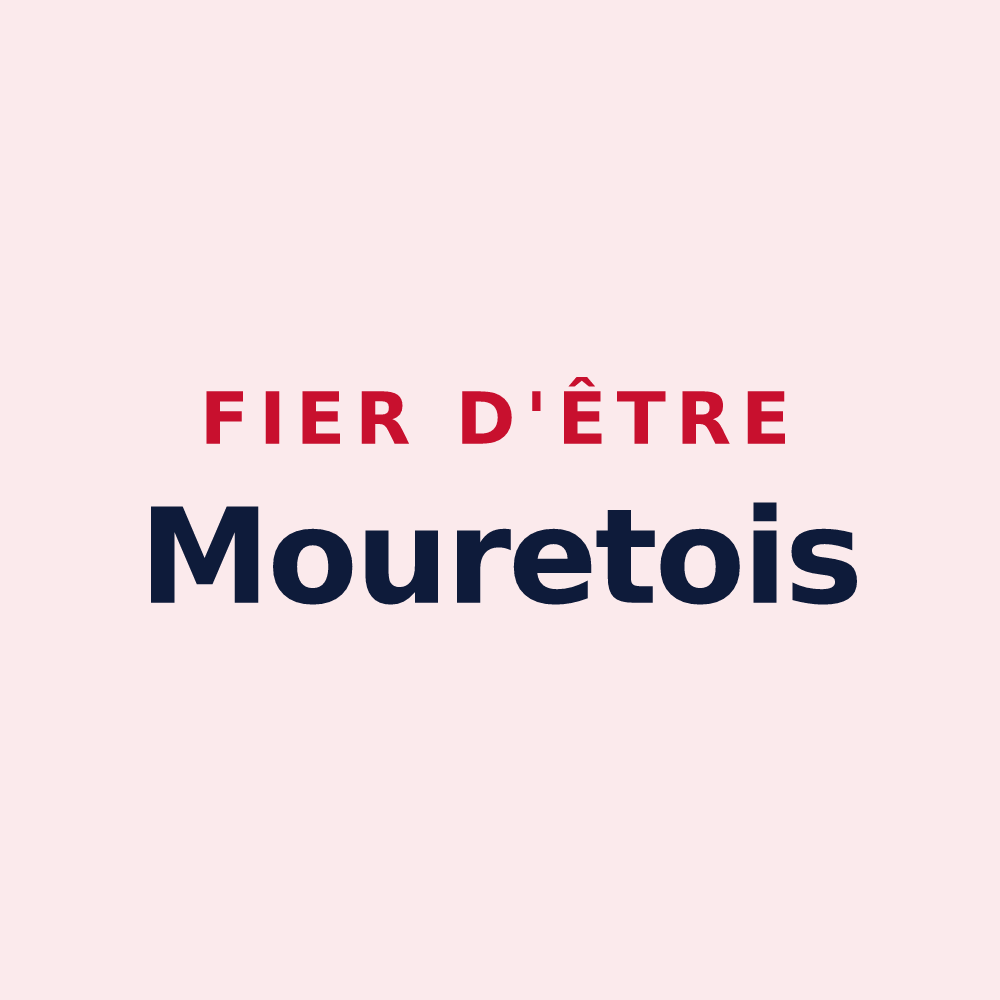 Magnet « Fier d'être Mouretois » — design pour Mouret