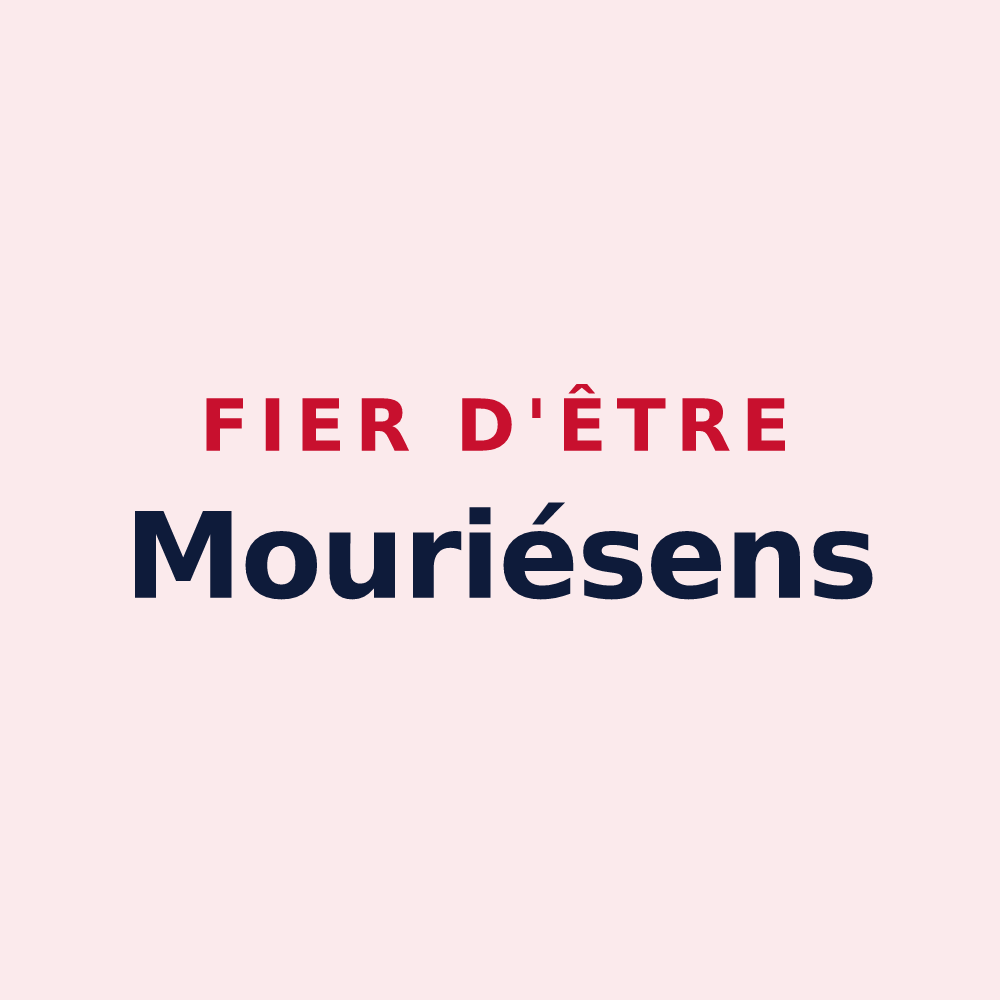 Magnet « Fier d'être Mouriésens » — design pour Mouriès