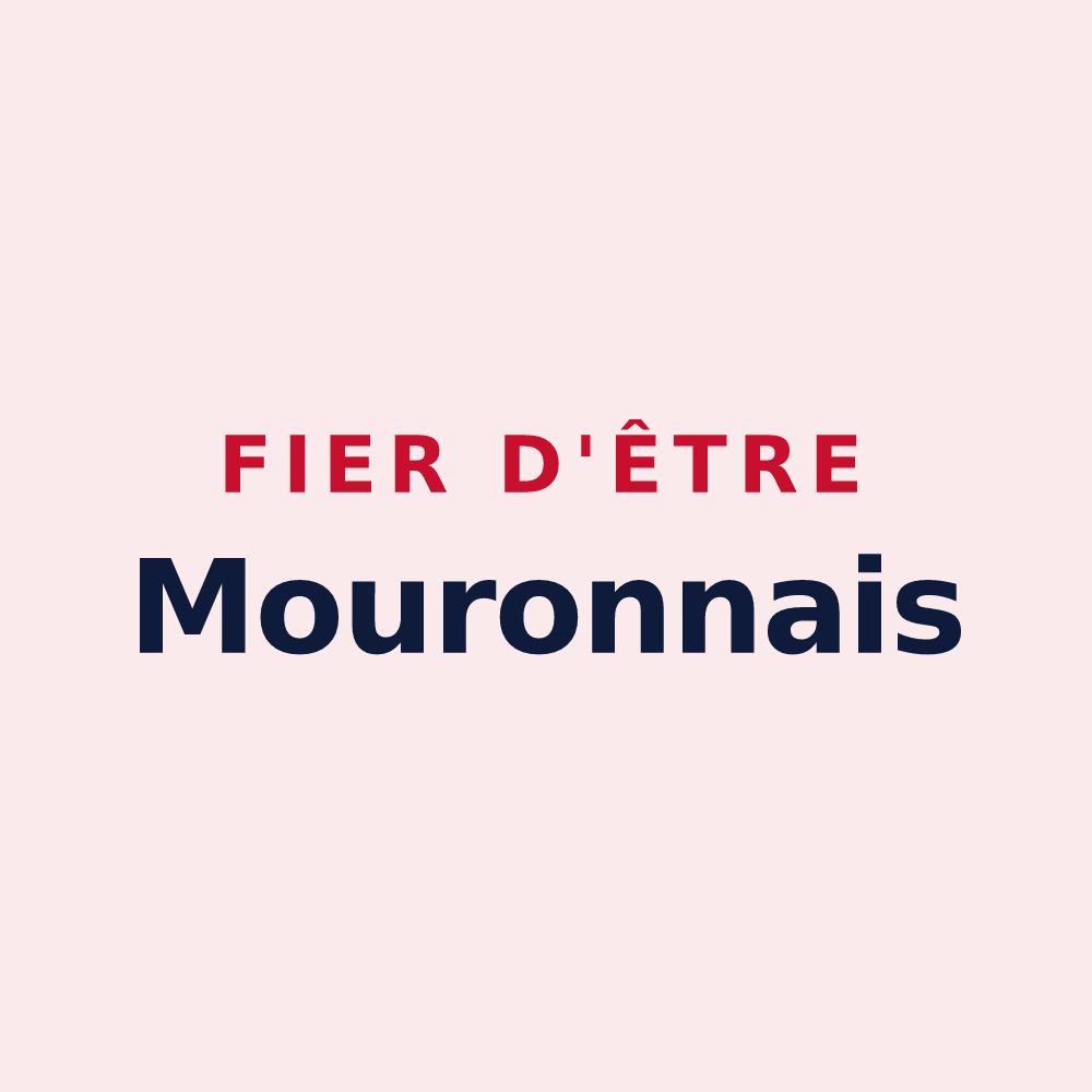 Magnet « Fier d'être Mouronnais » — design pour Mouron
