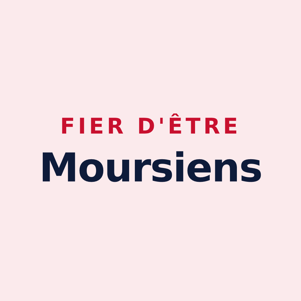 Magnet « Fier d'être Moursiens » — design pour Mours