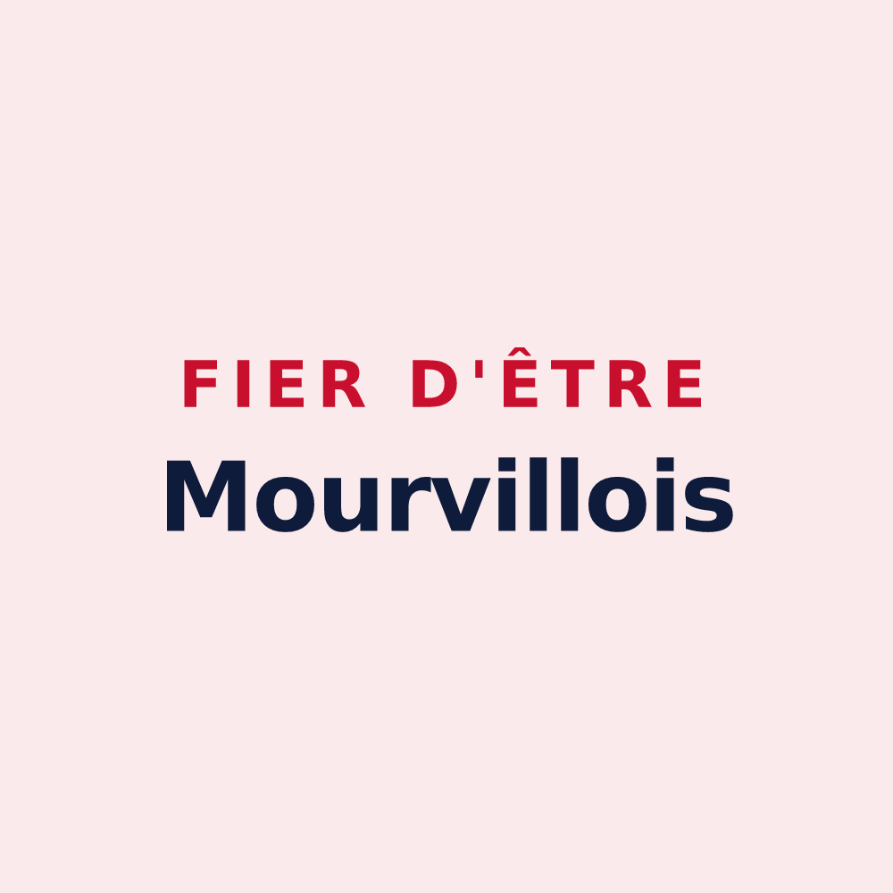 Magnet « Fier d'être Mourvillois » — design pour Mourvilles-Hautes