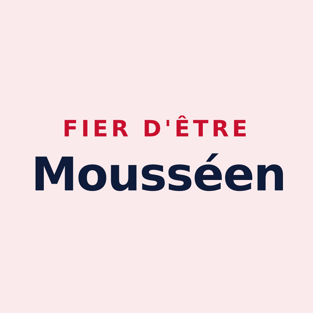 Magnet « Fier d'être Mousséen » — design pour Moussé