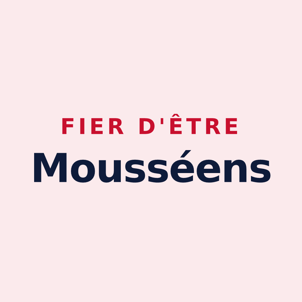 Magnet « Fier d'être Mousséens » — design pour Moussey