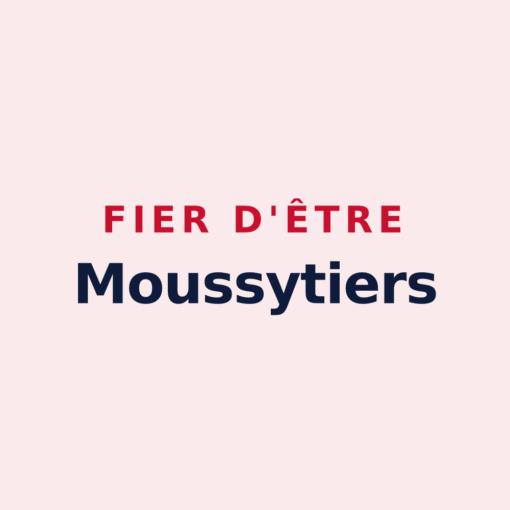 Magnet « Fier d'être Moussytiers » — design pour Moussy