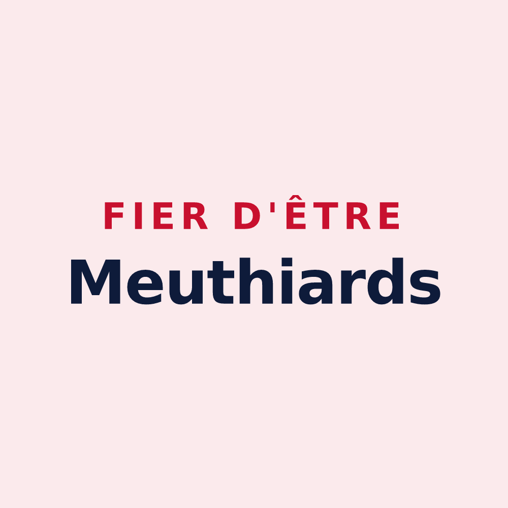 Magnet « Fier d'être Meuthiards » — design pour Mouthe