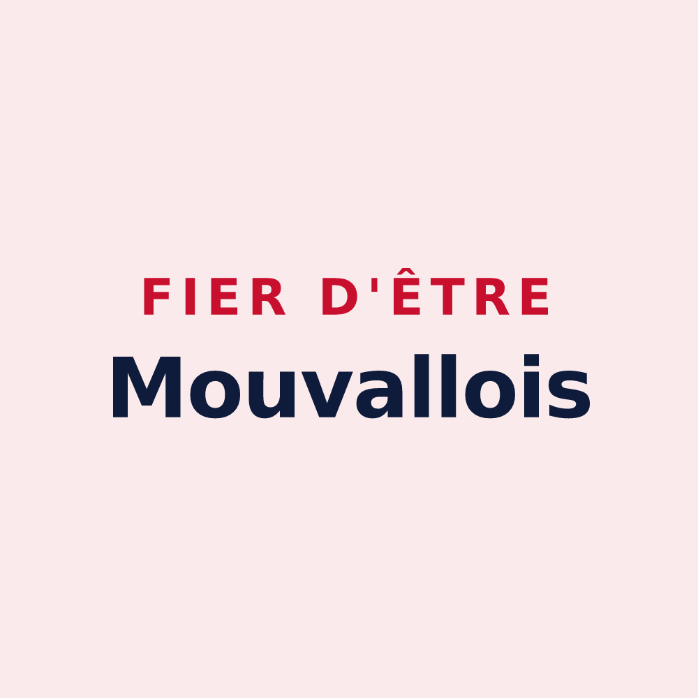 Magnet « Fier d'être Mouvallois » — design pour Mouvaux