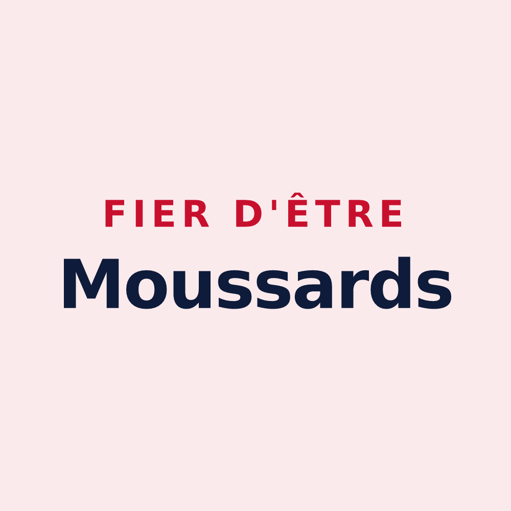Magnet « Fier d'être Moussards » — design pour Mouxy