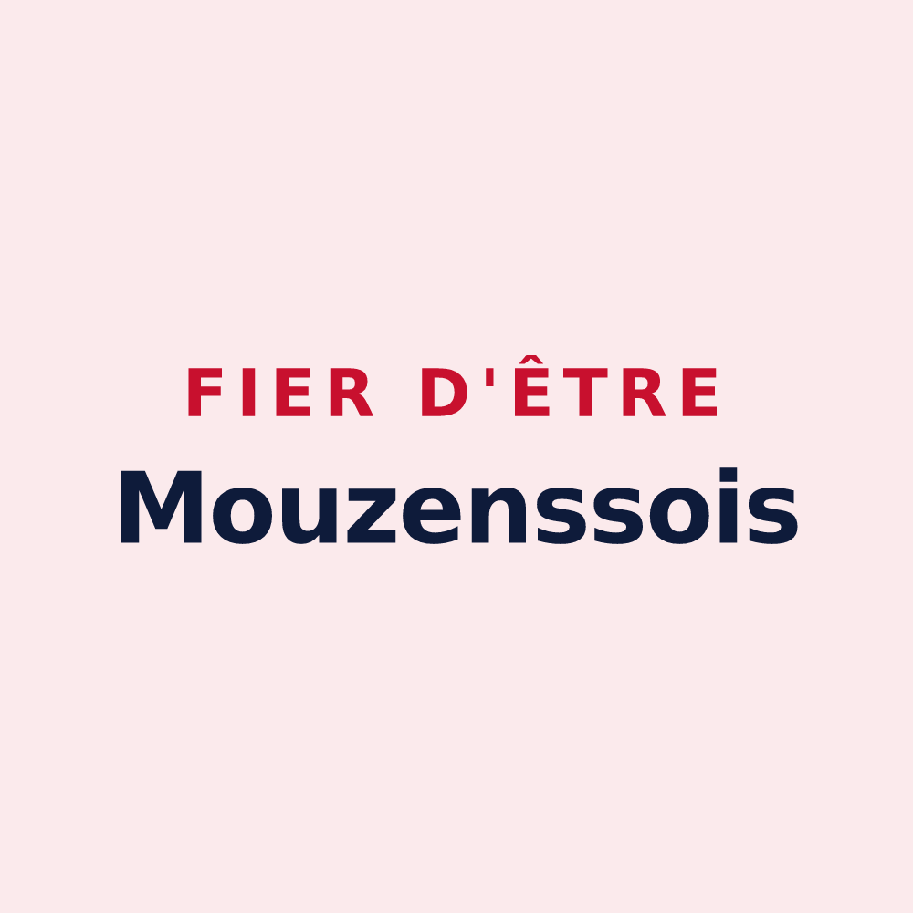 Magnet « Fier d'être Mouzenssois » — design pour Mouzens