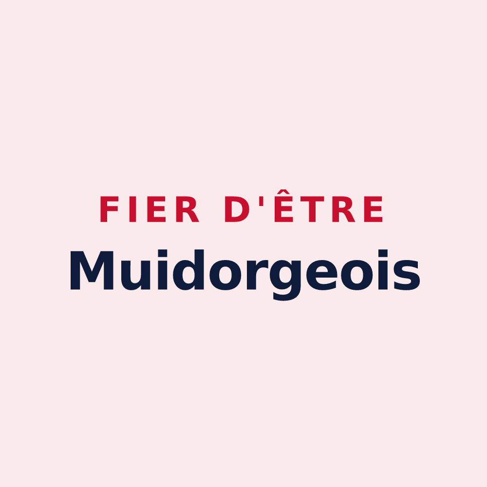 Magnet « Fier d'être Muidorgeois » — design pour Muidorge
