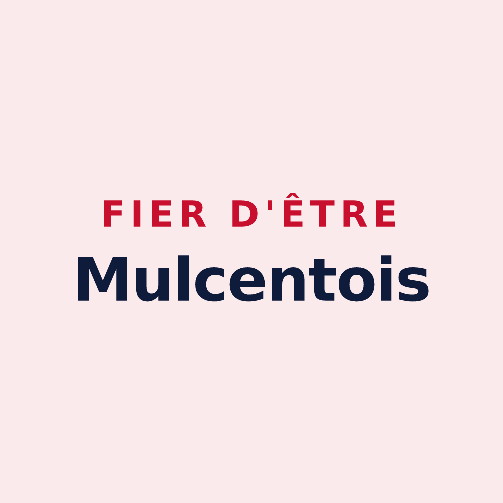 Magnet « Fier d'être Mulcentois » — design pour Mulcent