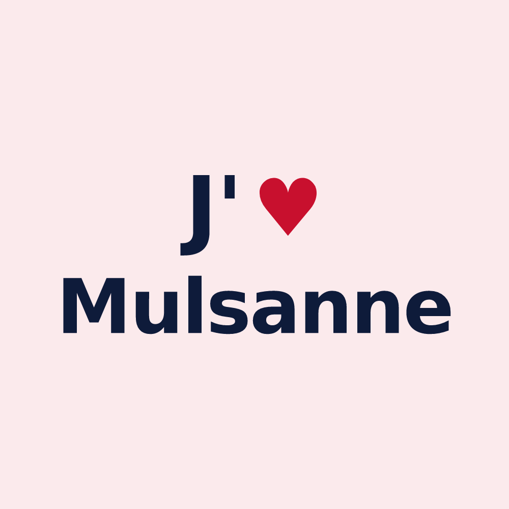Magnet personnalisé Mulsanne — design J'aime Mulsanne