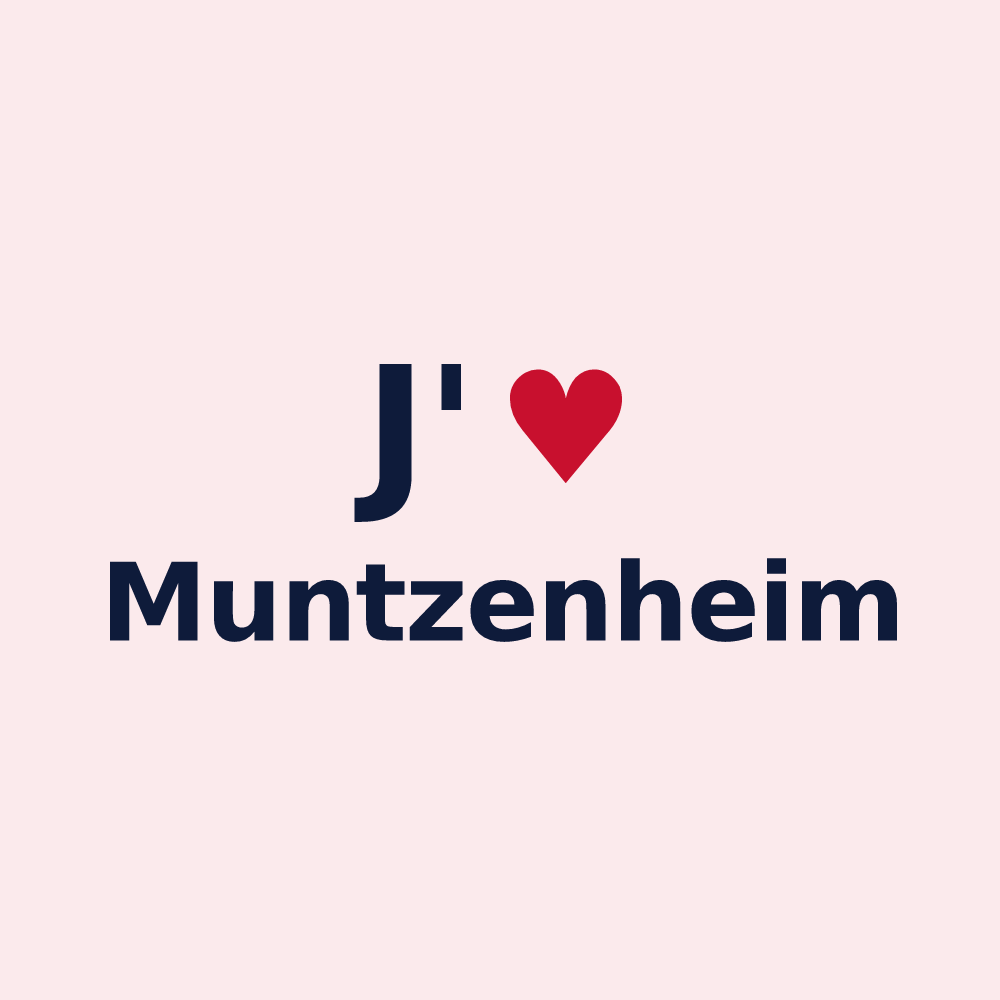 Magnet personnalisé Muntzenheim — design J'aime Muntzenheim