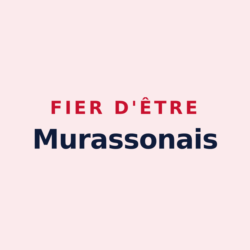 Magnet « Fier d'être Murassonais » — design pour Murasson
