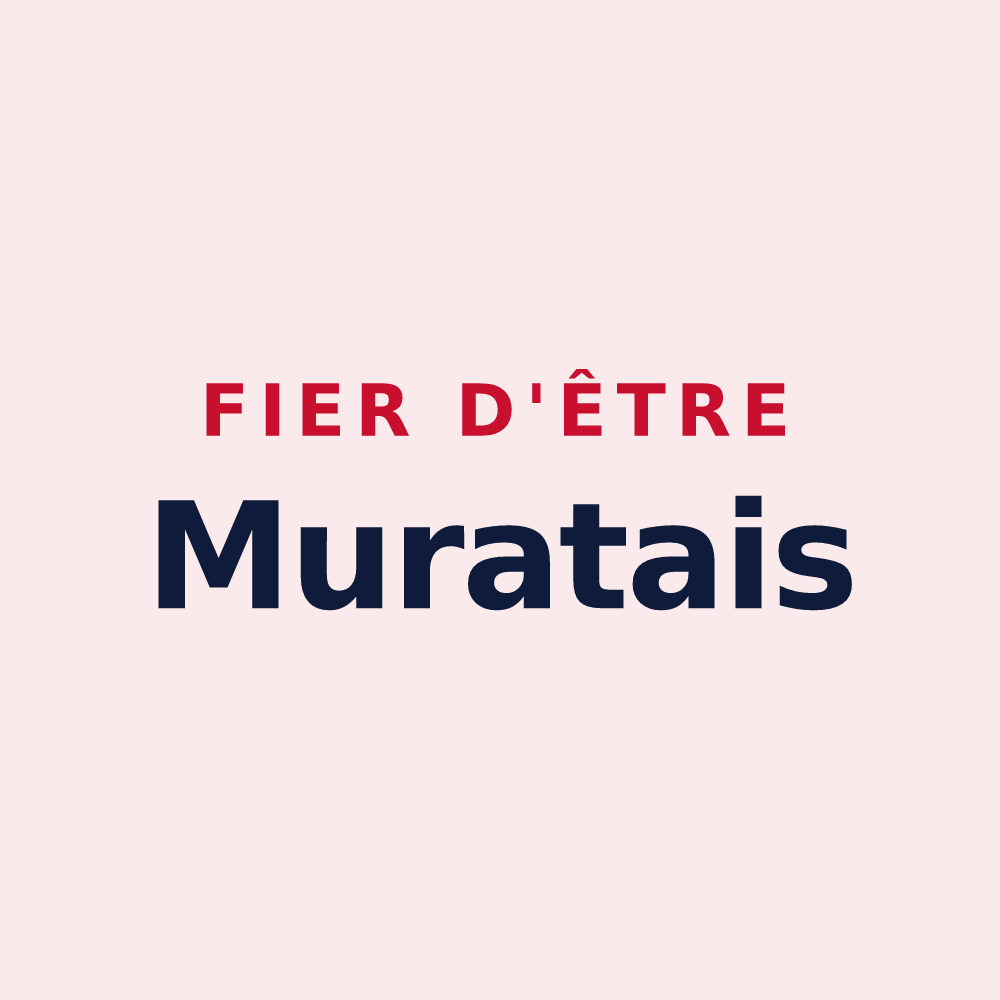 Magnet « Fier d'être Muratais » — design pour Murat-sur-Vèbre