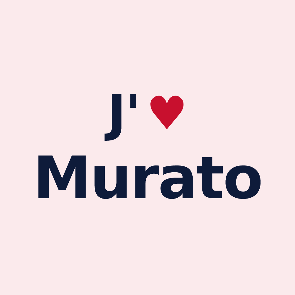 Magnet personnalisé Murato — design J'aime Murato