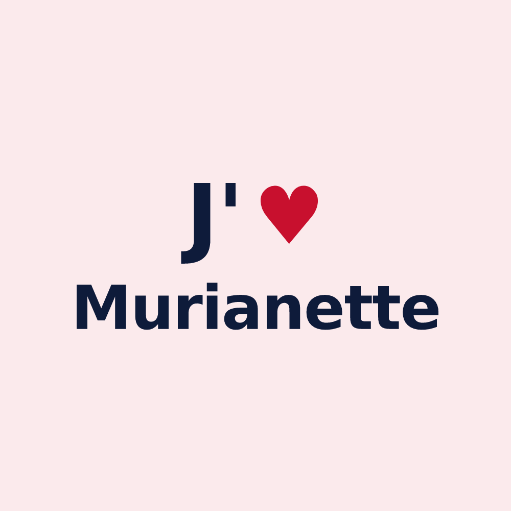 Magnet personnalisé Murianette — design J'aime Murianette