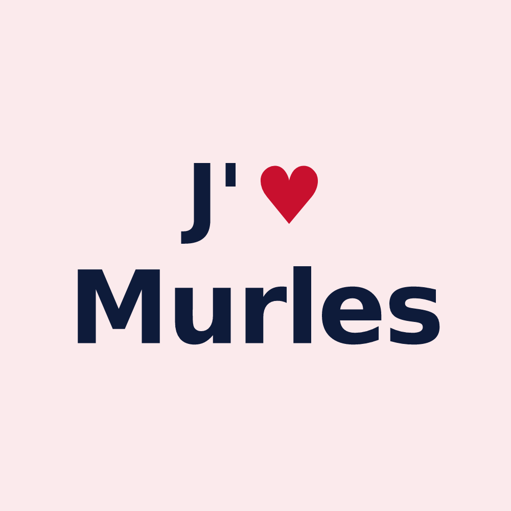 Magnet personnalisé Murles — design J'aime Murles