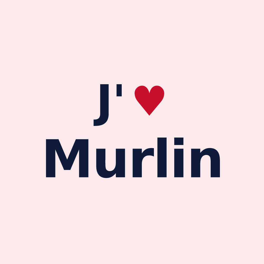 Magnet personnalisé Murlin — design J'aime Murlin