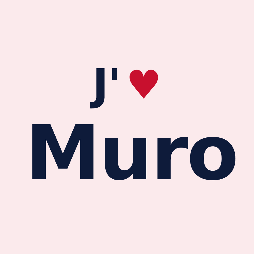 Magnet personnalisé Muro — design J'aime Muro