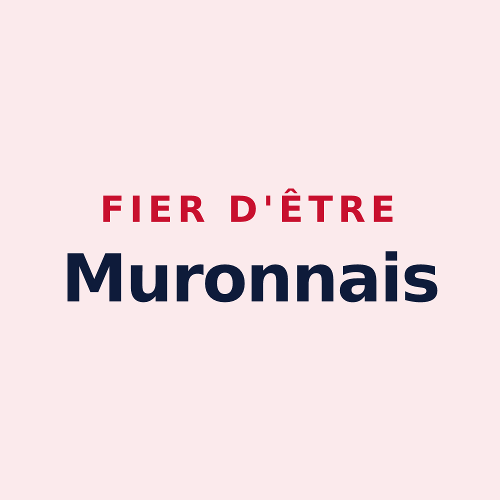 Magnet « Fier d'être Muronnais » — design pour Muron