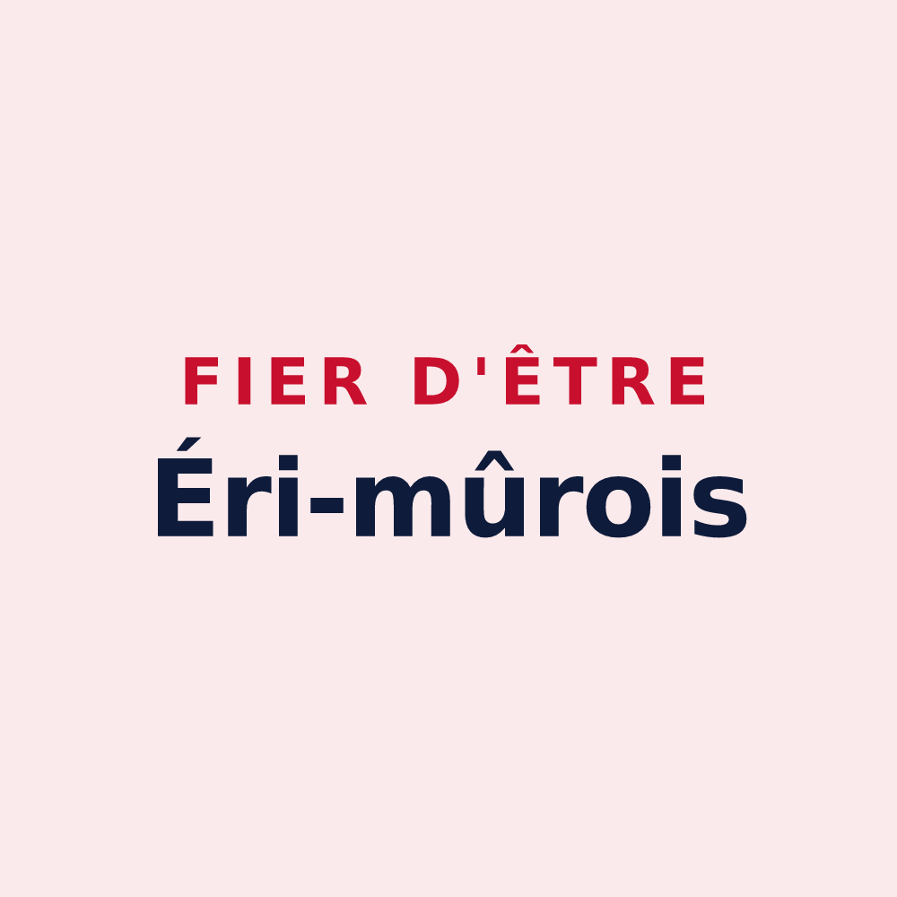 Magnet « Fier d'être Éri-mûrois » — design pour Mûrs-Erigné