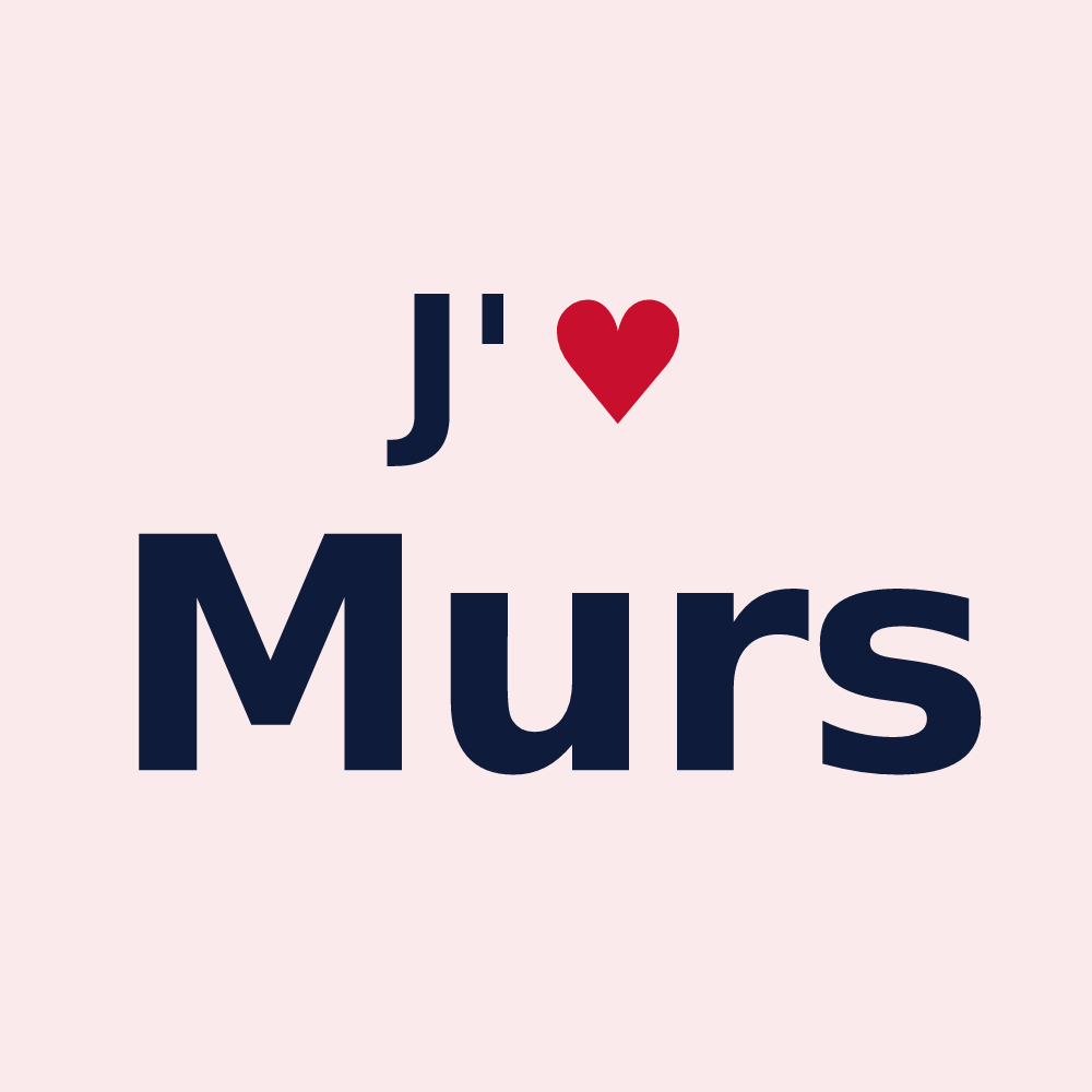 Magnet personnalisé Murs — design J'aime Murs