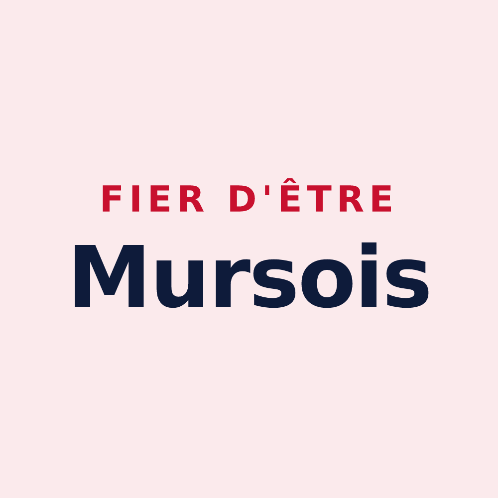Magnet « Fier d'être Mursois » — design pour Murs