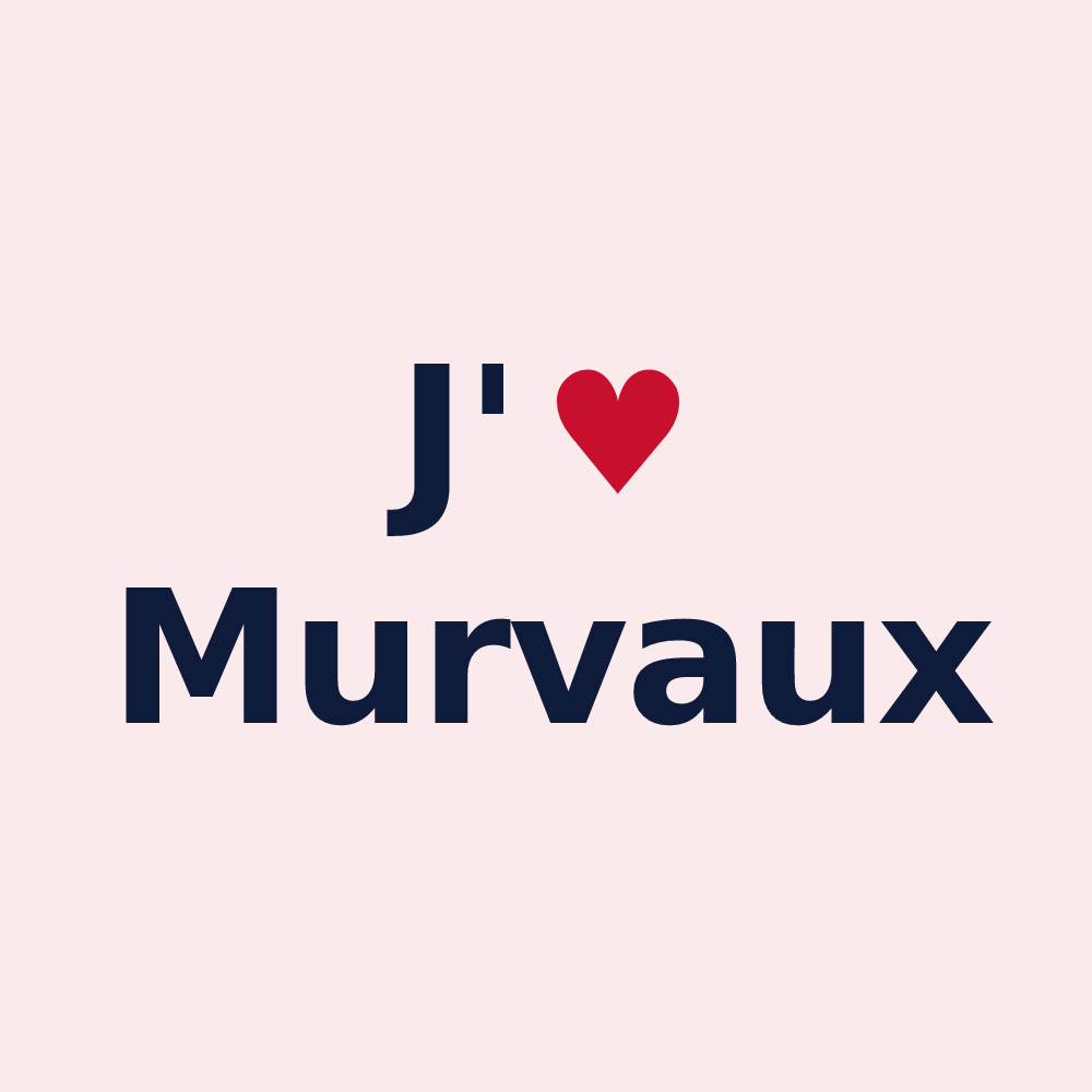 Magnet personnalisé Murvaux — design J'aime Murvaux