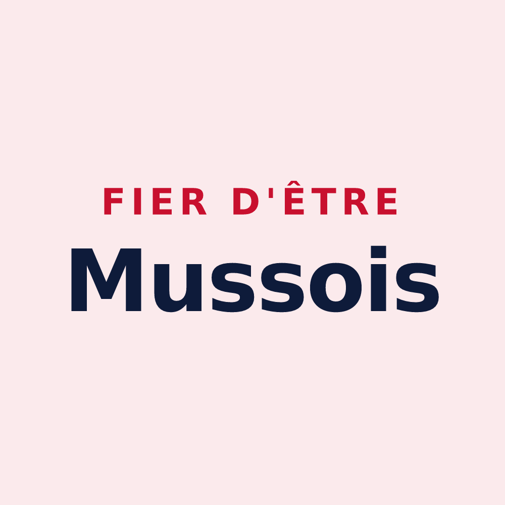 Magnet « Fier d'être Mussois » — design pour Mus