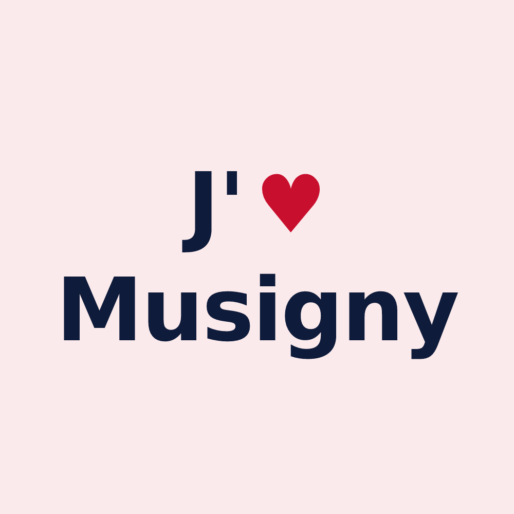 Magnet personnalisé Musigny — design J'aime Musigny