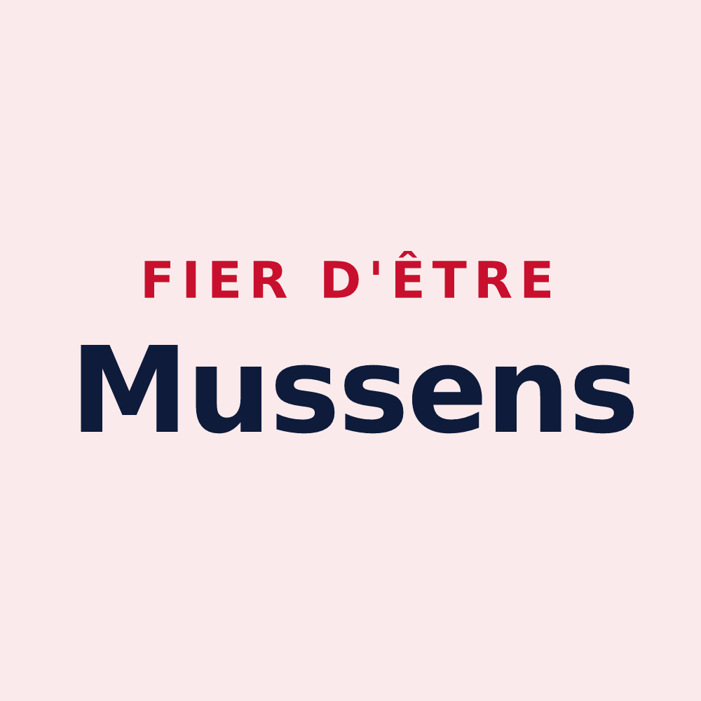 Magnet « Fier d'être Mussens » — design pour Mussey-sur-Marne