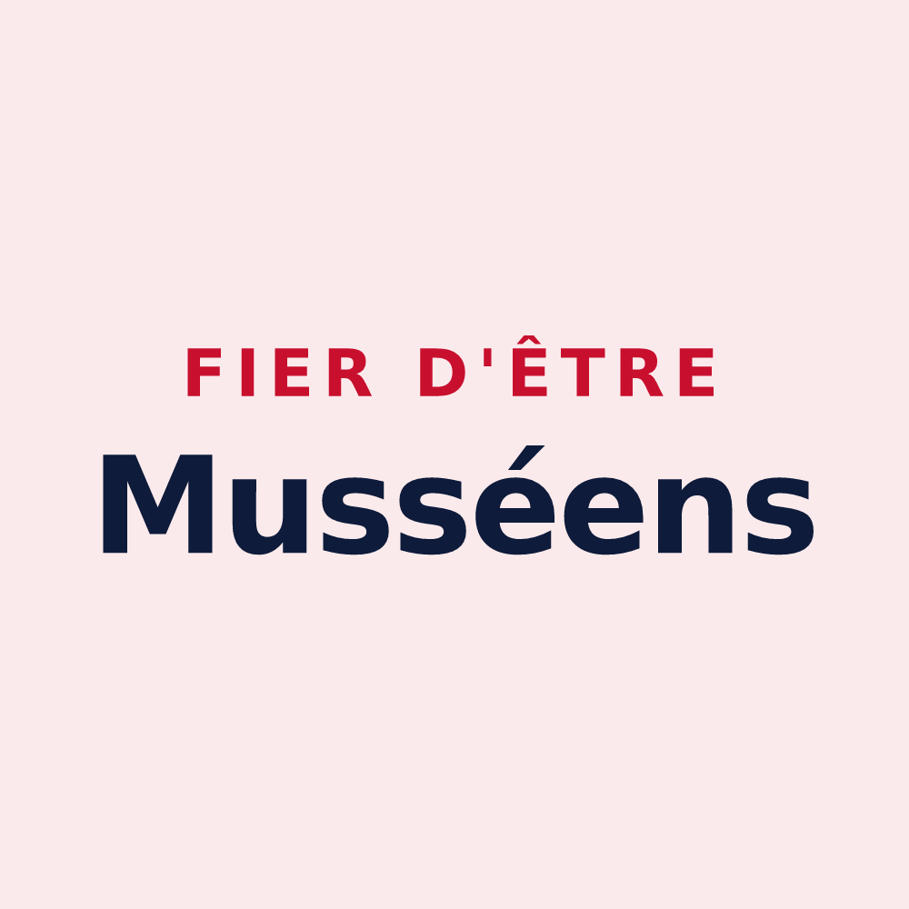 Magnet « Fier d'être Musséens » — design pour Mussy-sur-Seine